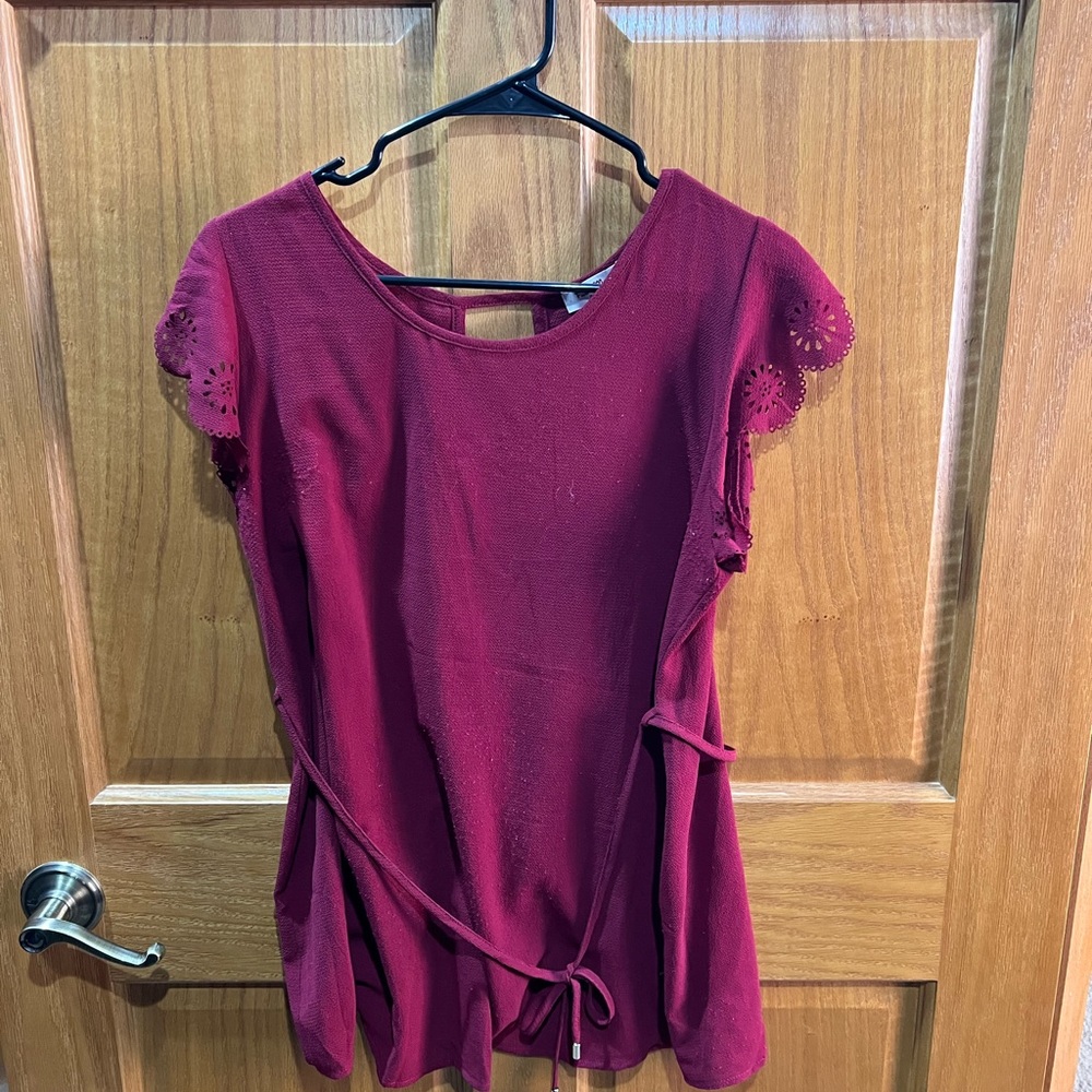 Maternity Top w/ Tie Waist